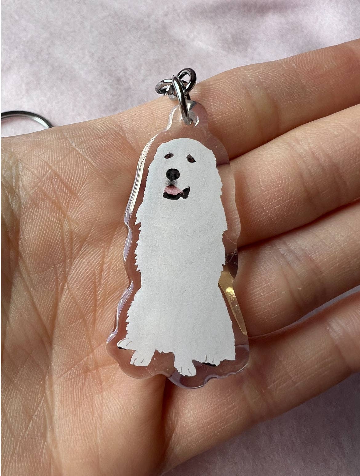 Great Pyrenees Keychain