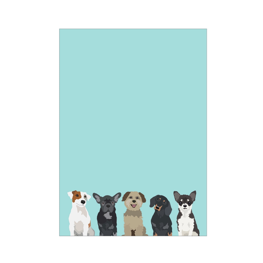 Dog Squad Notepad – Cute Dog Lover Lined Memo Pad