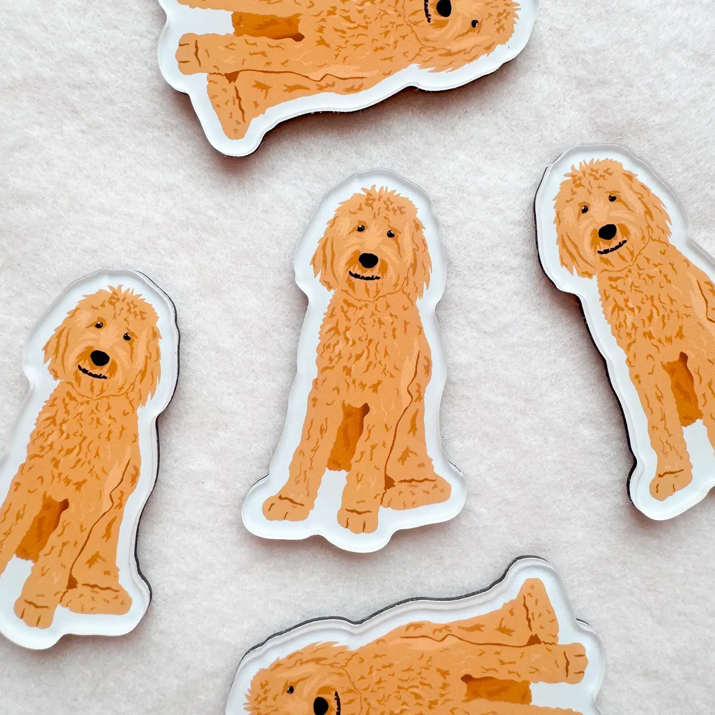 Goldendoodle (Blonde), Labradoodle (Blonde) Dog Magnet