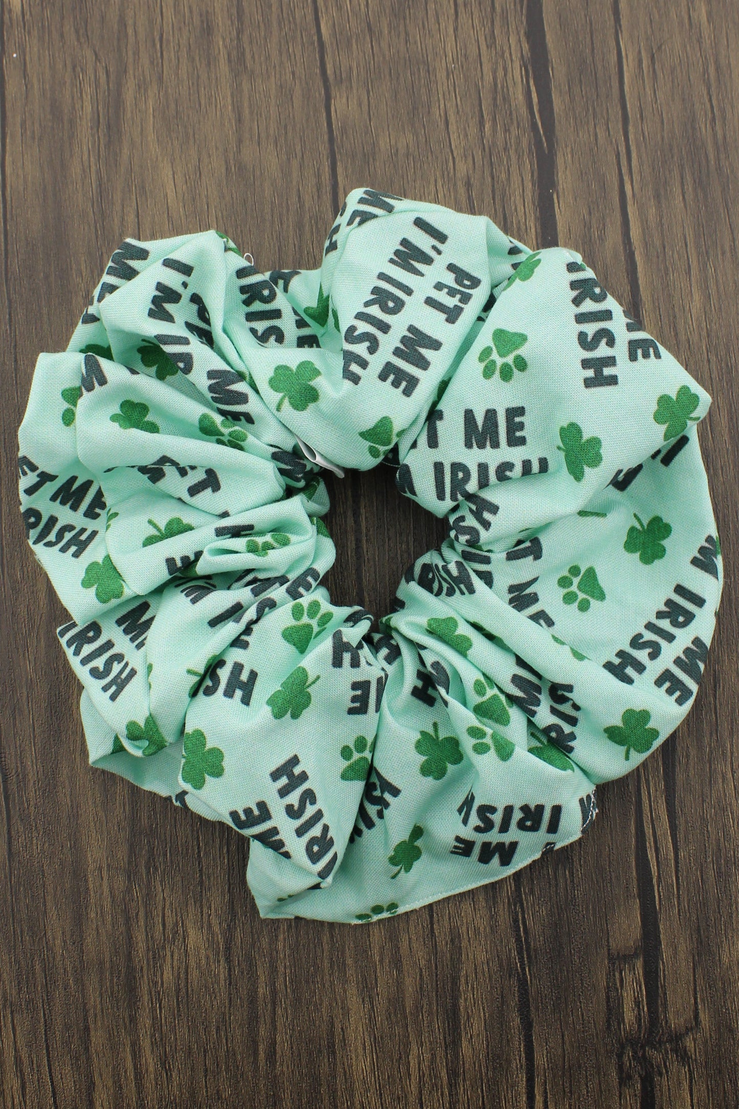Pet Me I'm Irish Scrunchies - XXL Cotton