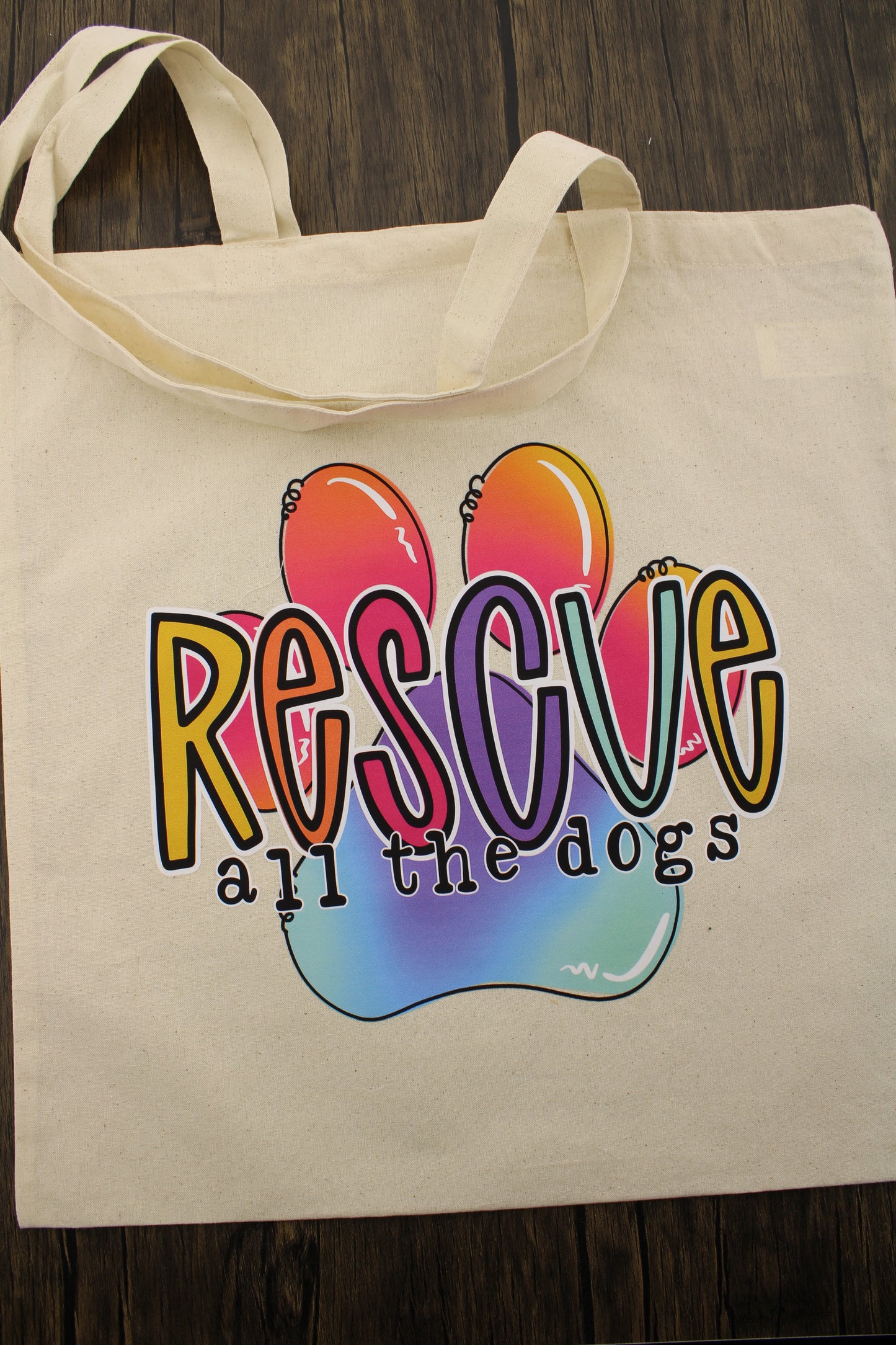 Rescue All the Dogs Tote