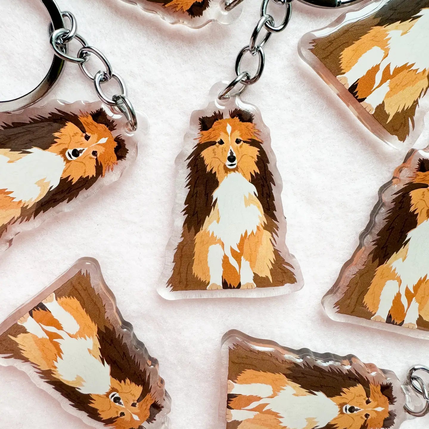 Shetland Sheepdog (Sheltie) Keychain