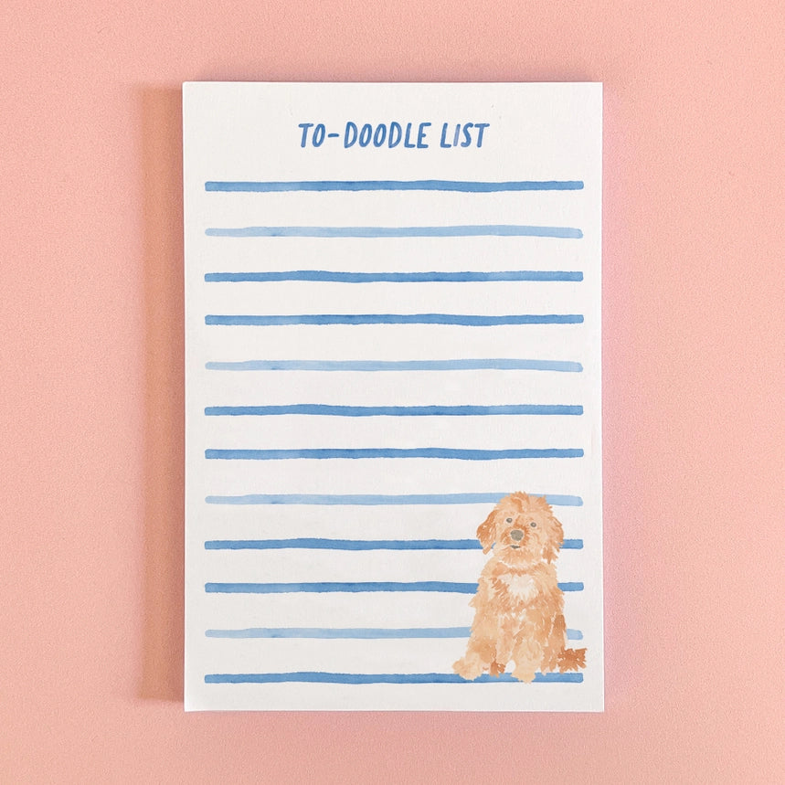 To-Doodle Notepad-Goldendoodle Note Pad