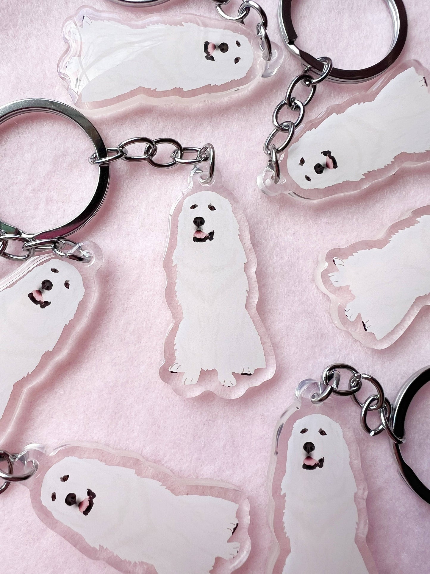 Great Pyrenees Keychain
