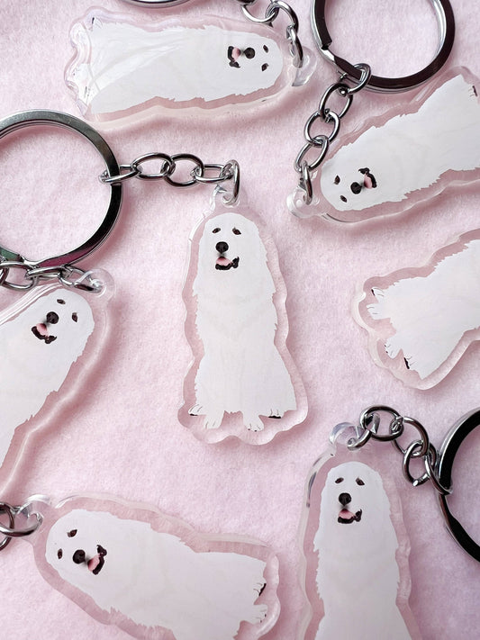 Great Pyrenees Keychain