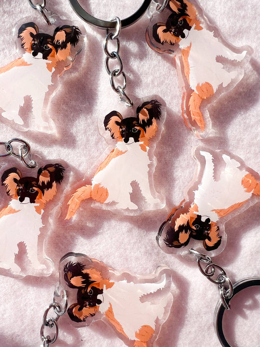 Papillon Keychain