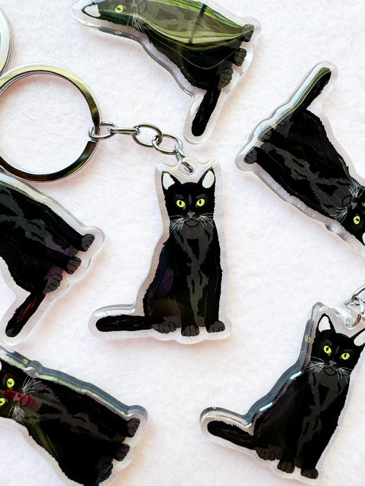 Bombay Cat Keychain