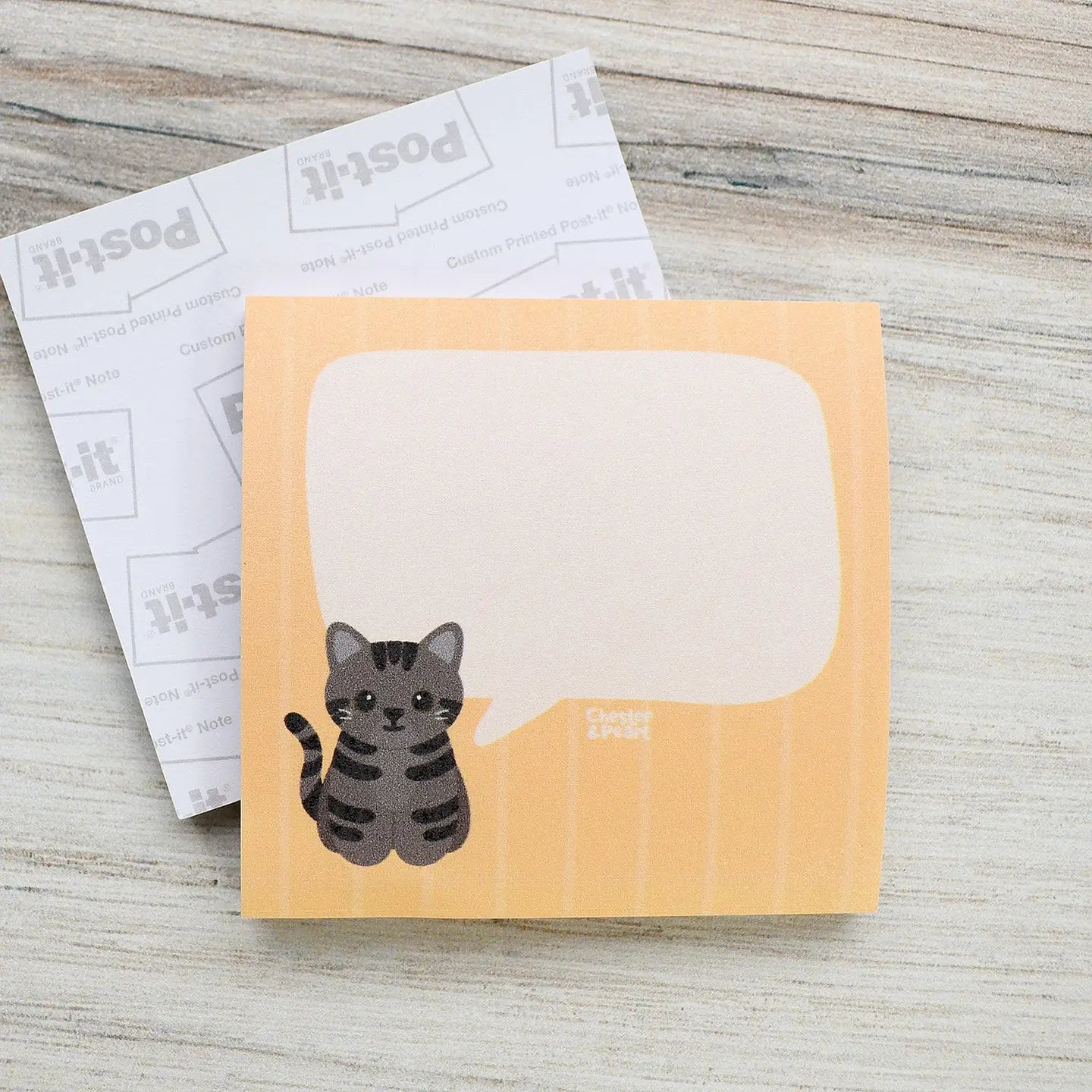 Brown Tabby Cat Post-It Notes