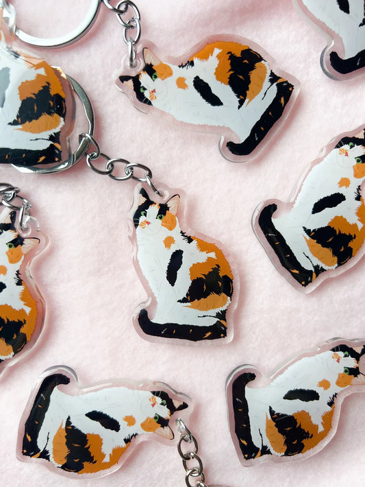 Calico Keychain