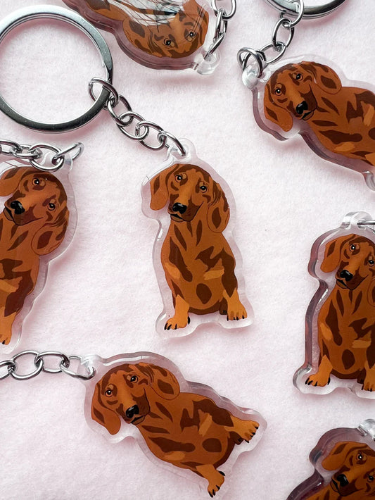 Dachshund (Brown) Keychain