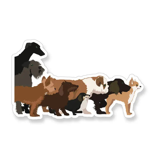 Dog Walk Sticker