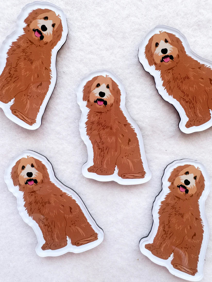Goldendoodle (Red) Labradoodle (Red) Magnet