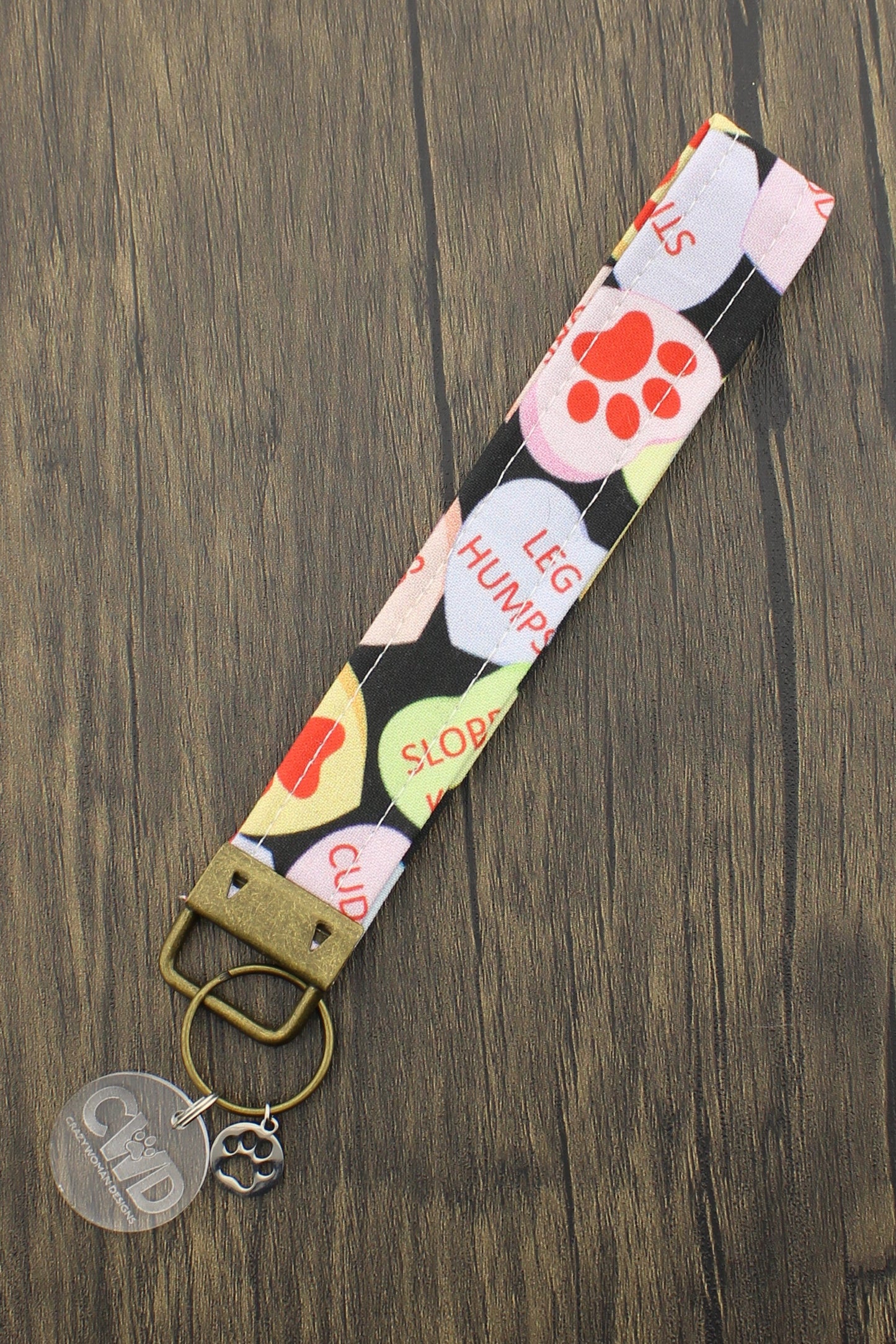 Candy Hearts Wristlet