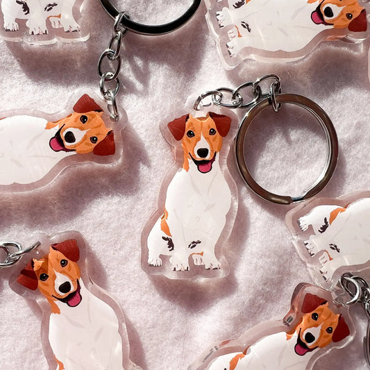 Jack Russell Terrier Keychain