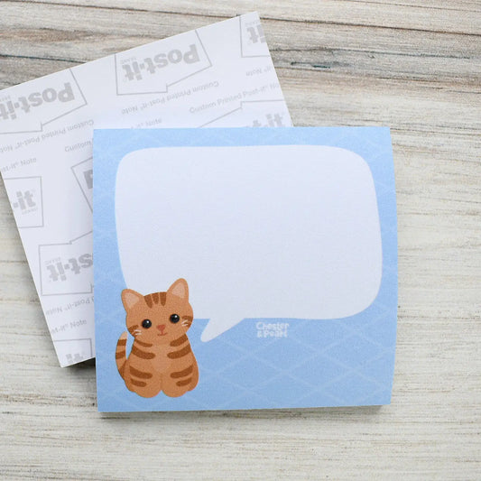 Orange Tabby Cat Post-It Notes