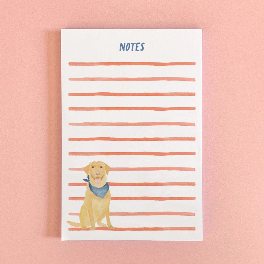 Yellow Lab Notepad