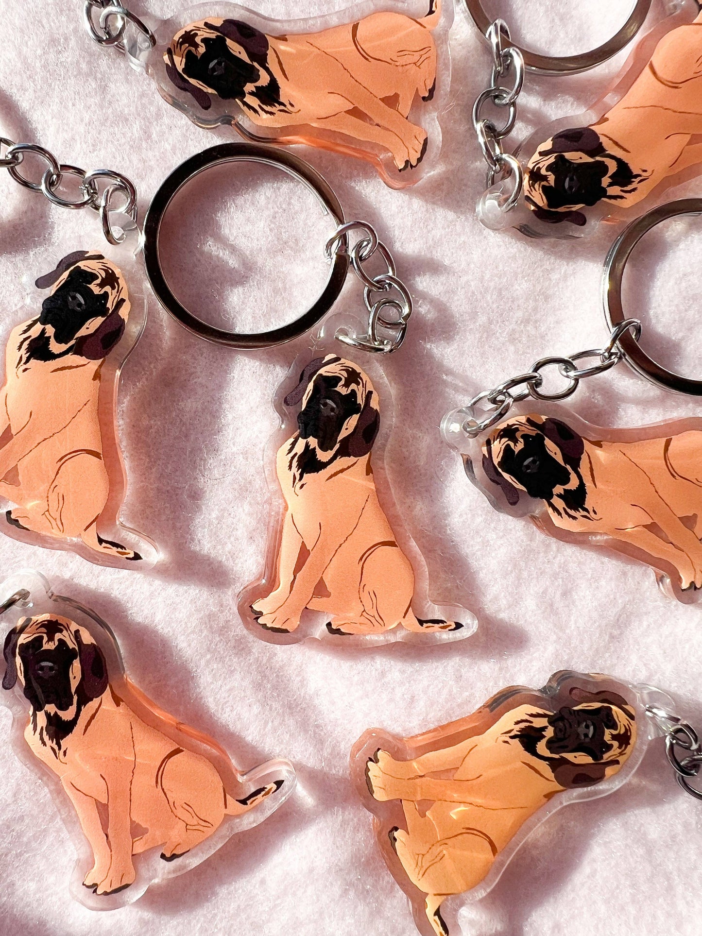 English Mastiff Keychain