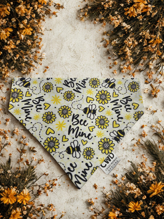 Bee Mine Dog Bandana