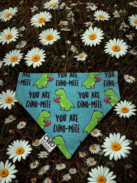 You Are Dino-Mite Dog Bandana