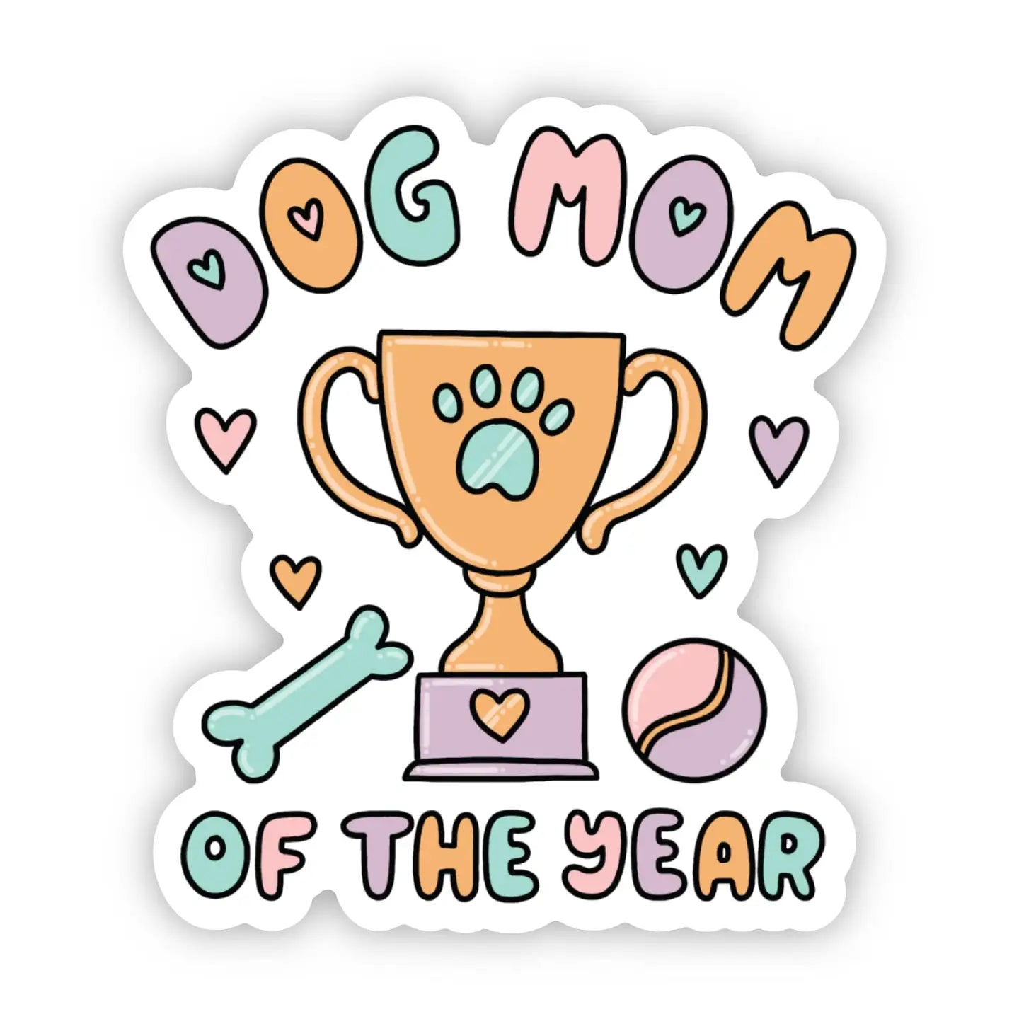 Award Dog Mom Sticker
